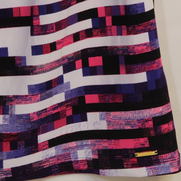 Calvin Klein Women's Sleeveless Multicolor Tank Blouse NWT - Picture 3 of 5